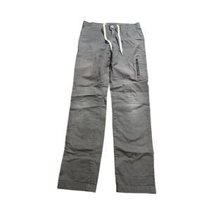 Vuori Pants Womens Small Gray Ripstop Charcoal Drawstring‎ Everyday Zip Pocket